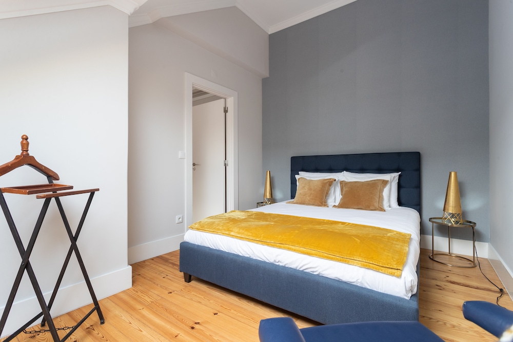 شقة فاخرة بسرير كوين وسريرين منفصلين بإطلالة على المدينة بغرفة نوم واحدة، Santa Justa Apartments Downtown Center 3/10