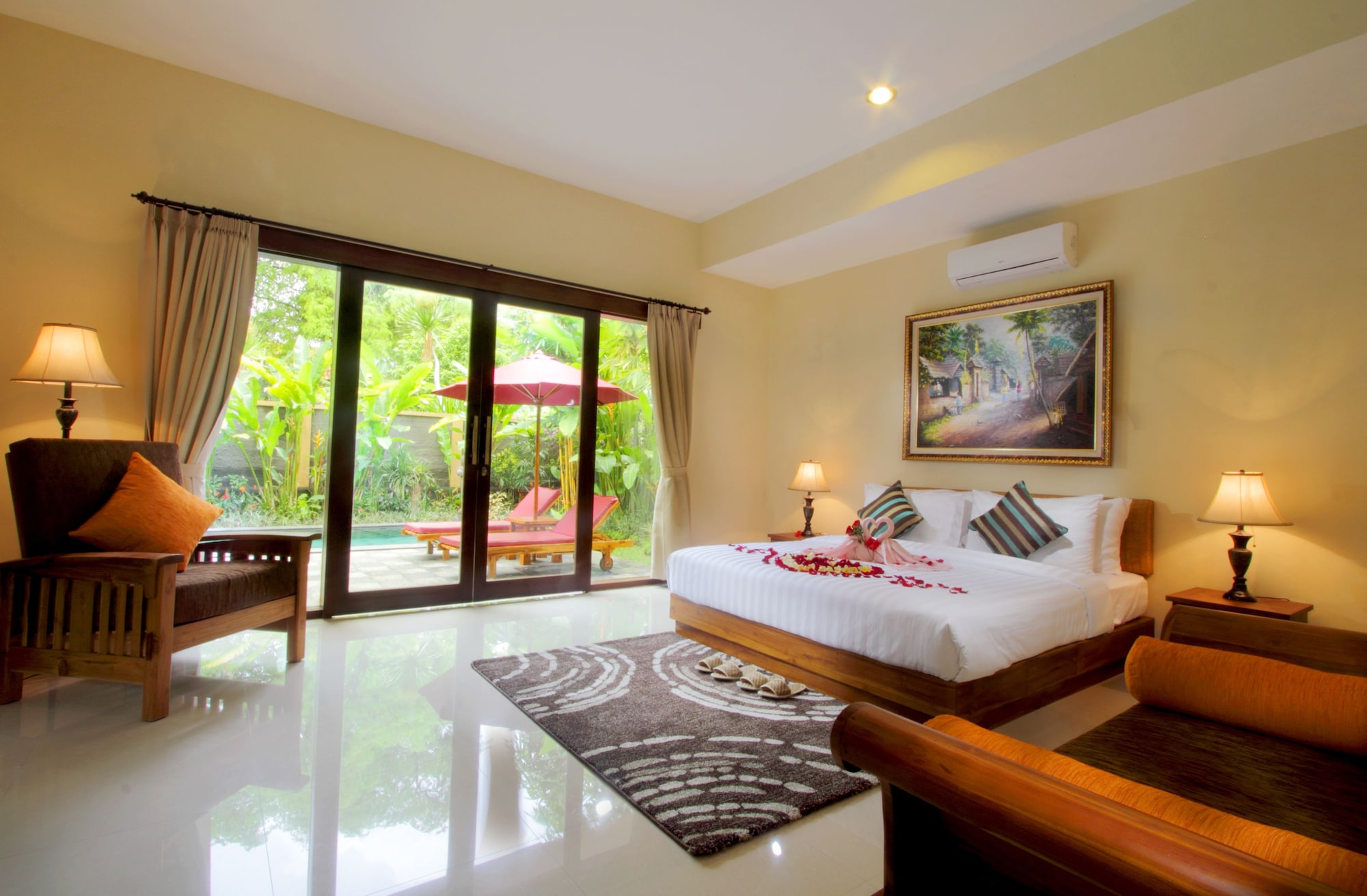 فيلا بسريرين كوين بـ3 غرف نوم بمسبح خاص، Kadiga Villas Ubud by GenuineHost 2/9