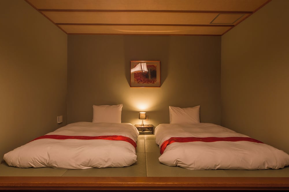 Japanese Western, Twin Beds, Adult Only, Semi Outdoor Bath