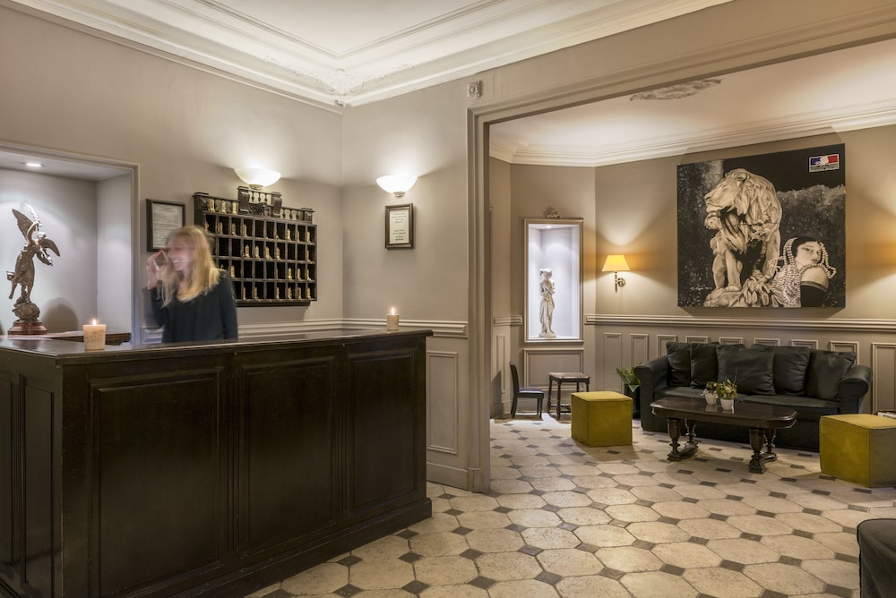 Lobby at Hotel De La Porte Doree, PARIS