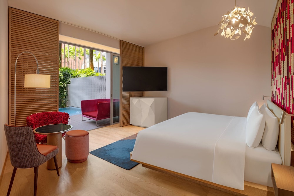 King Bed, Plunge Pool, Terrace، W Singapore Sentosa Cove 3/4