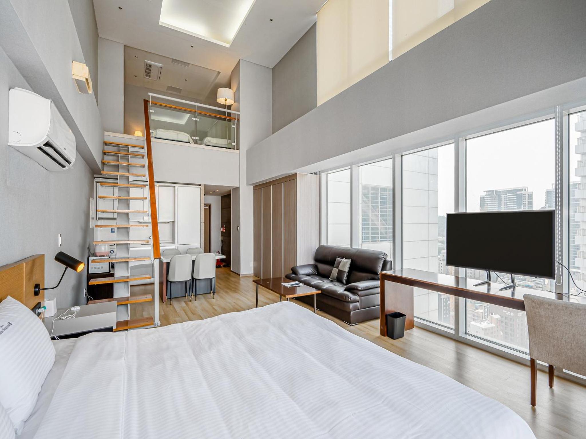 استوديو ديلوكس بسرير مزدوج، Haeundae Seacloud Hotel Residence 3/6
