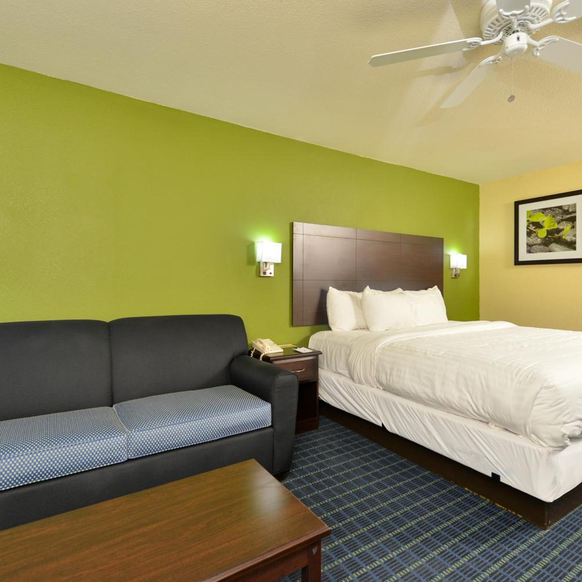 غرفة قياسية بسرير كينج يُسمح فيها بالحيوانات الأليفة، Quality Inn Needles, CA 3/5