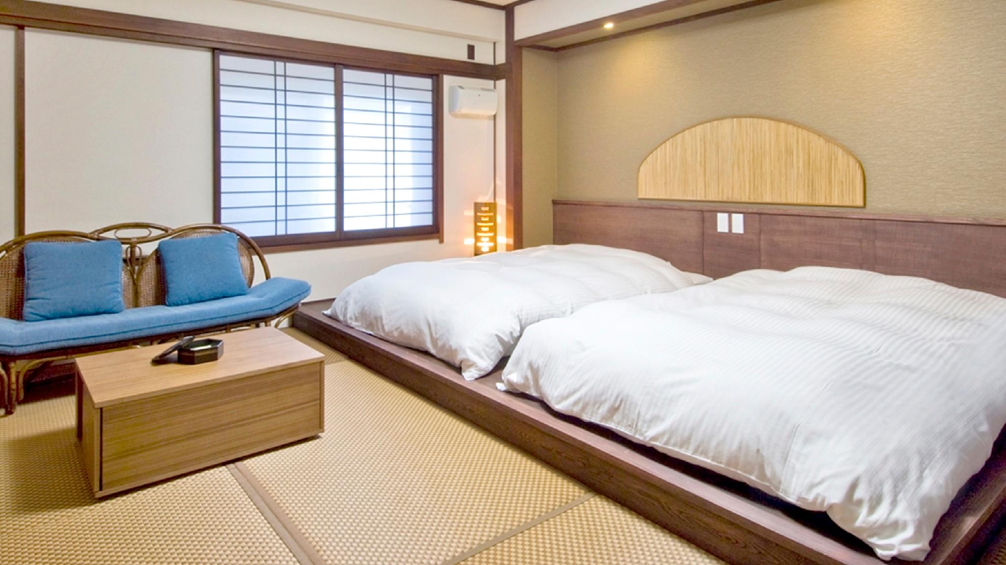 Japanese Western, Twin Beds, Adult Only, Tatami, Low Floor