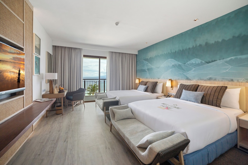Ocean, Premier, 2 Queen Beds, Ocean View