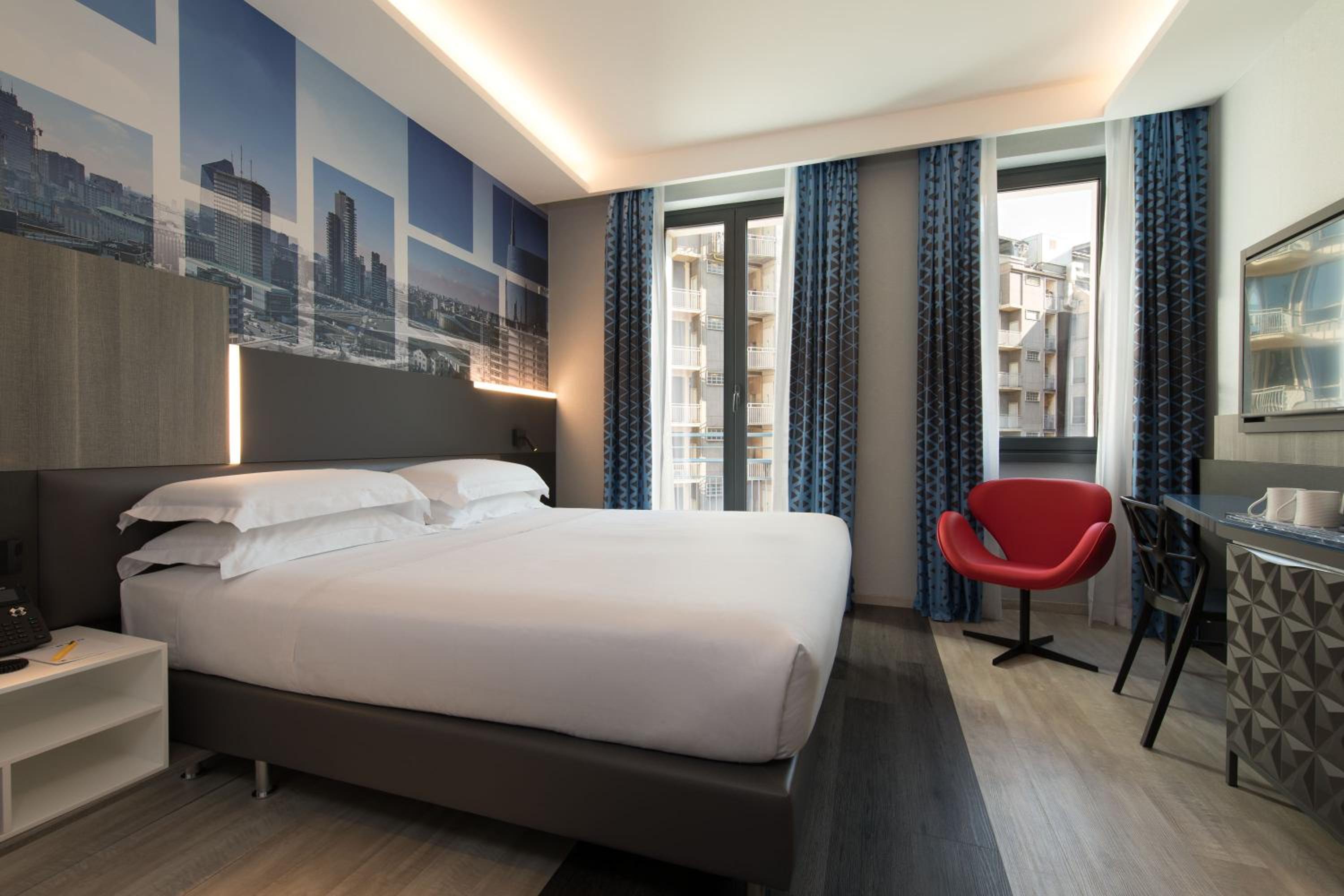 غرفة بسرير كوين، iQ Hotel Milano 3/5