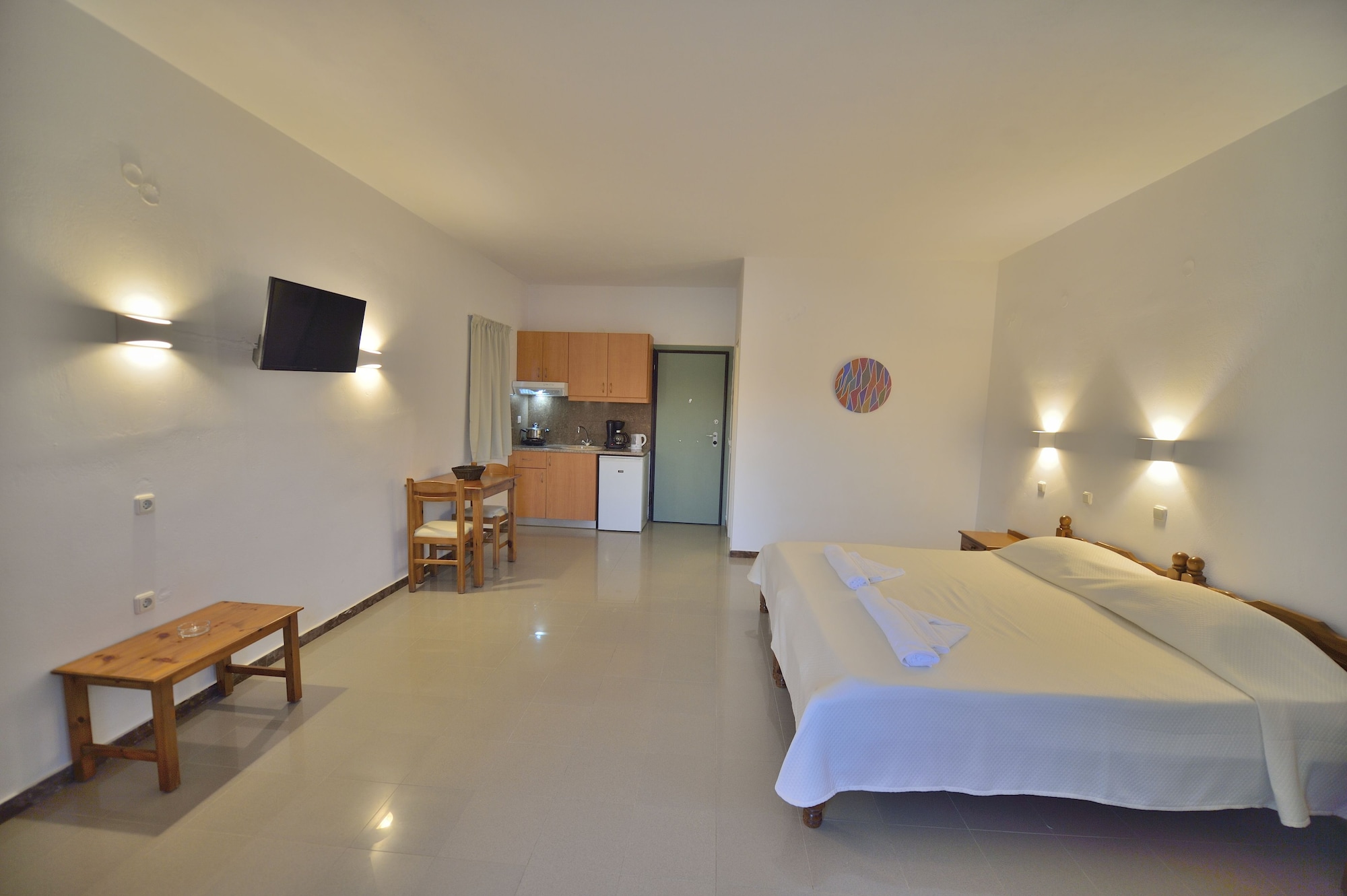 Studio, Double Bed, Pool View