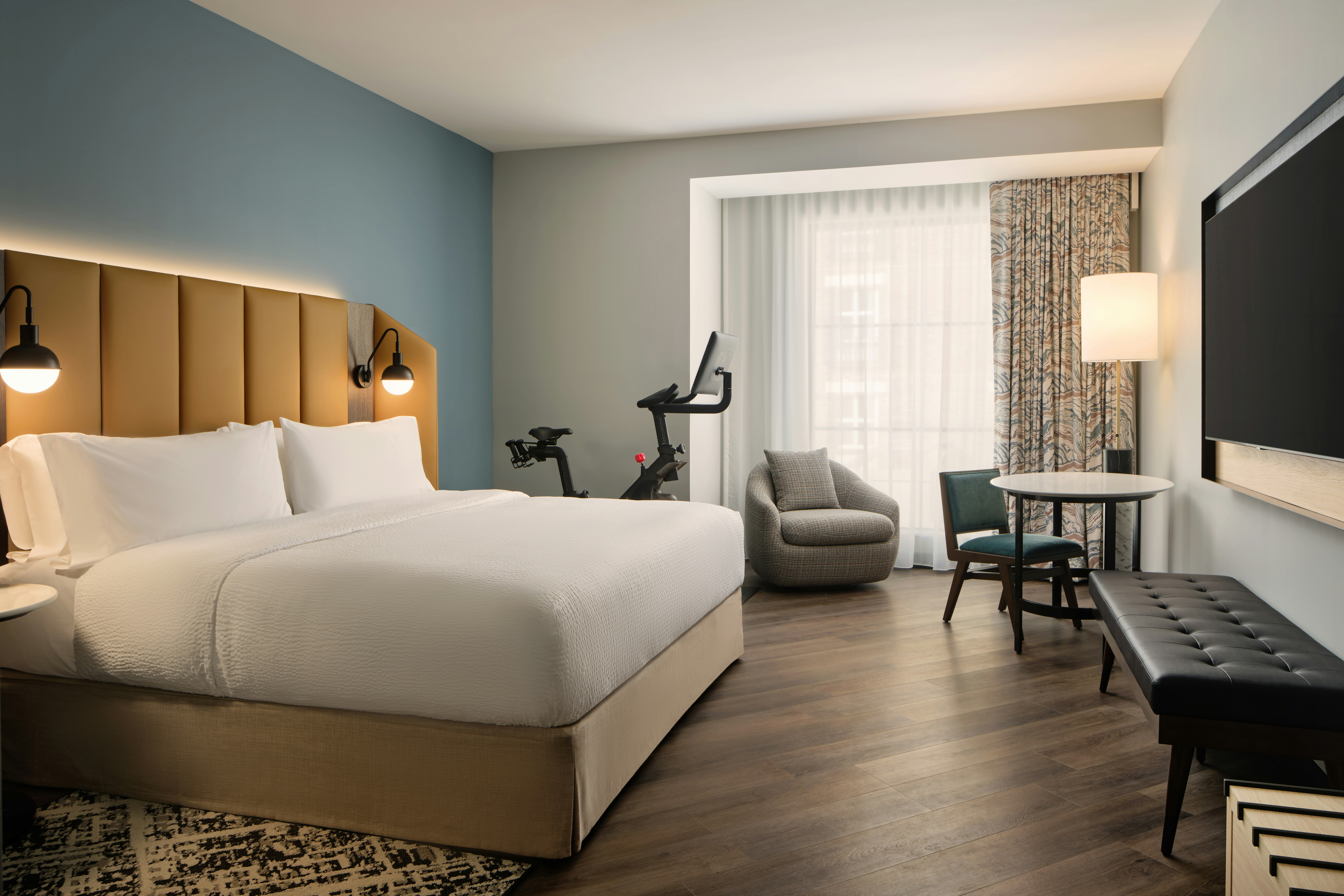 ROOM, KING BED, PELOTON, ACCESSIBLE