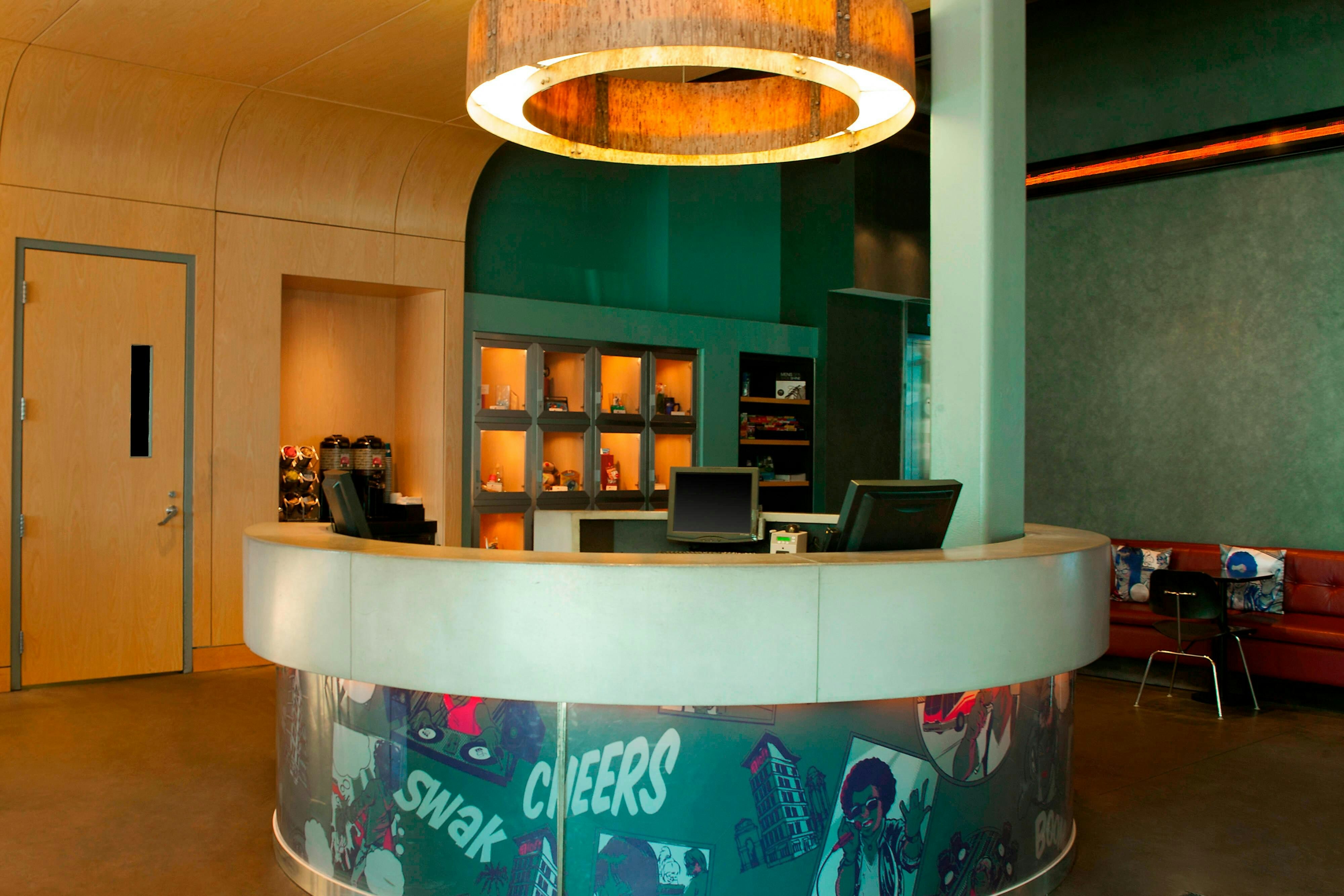 Lobby at Aloft Minneapolis, MINNEAPOLIS - MN