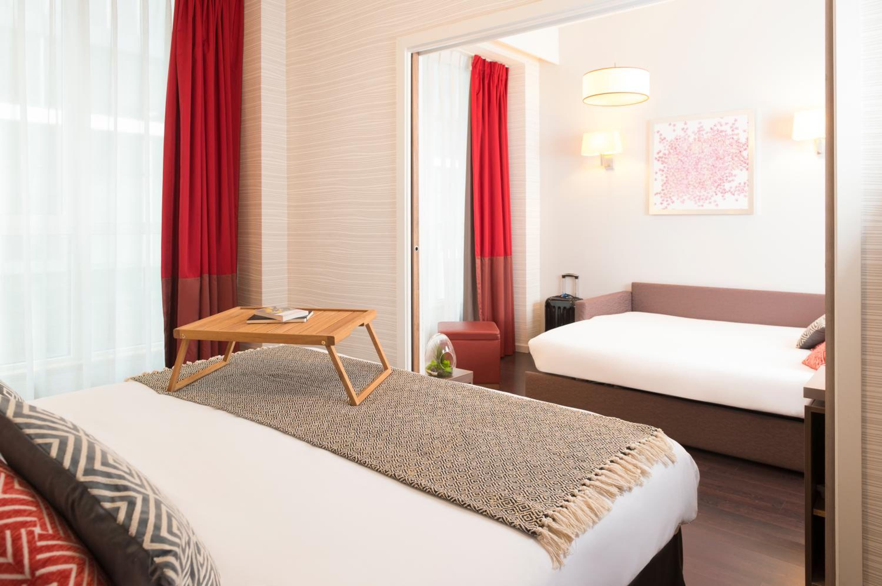 شقة بسريرين منفصلين بغرفة نوم واحدة مع أريكة، Aparthotel Adagio Brussels Grand Place 2/6
