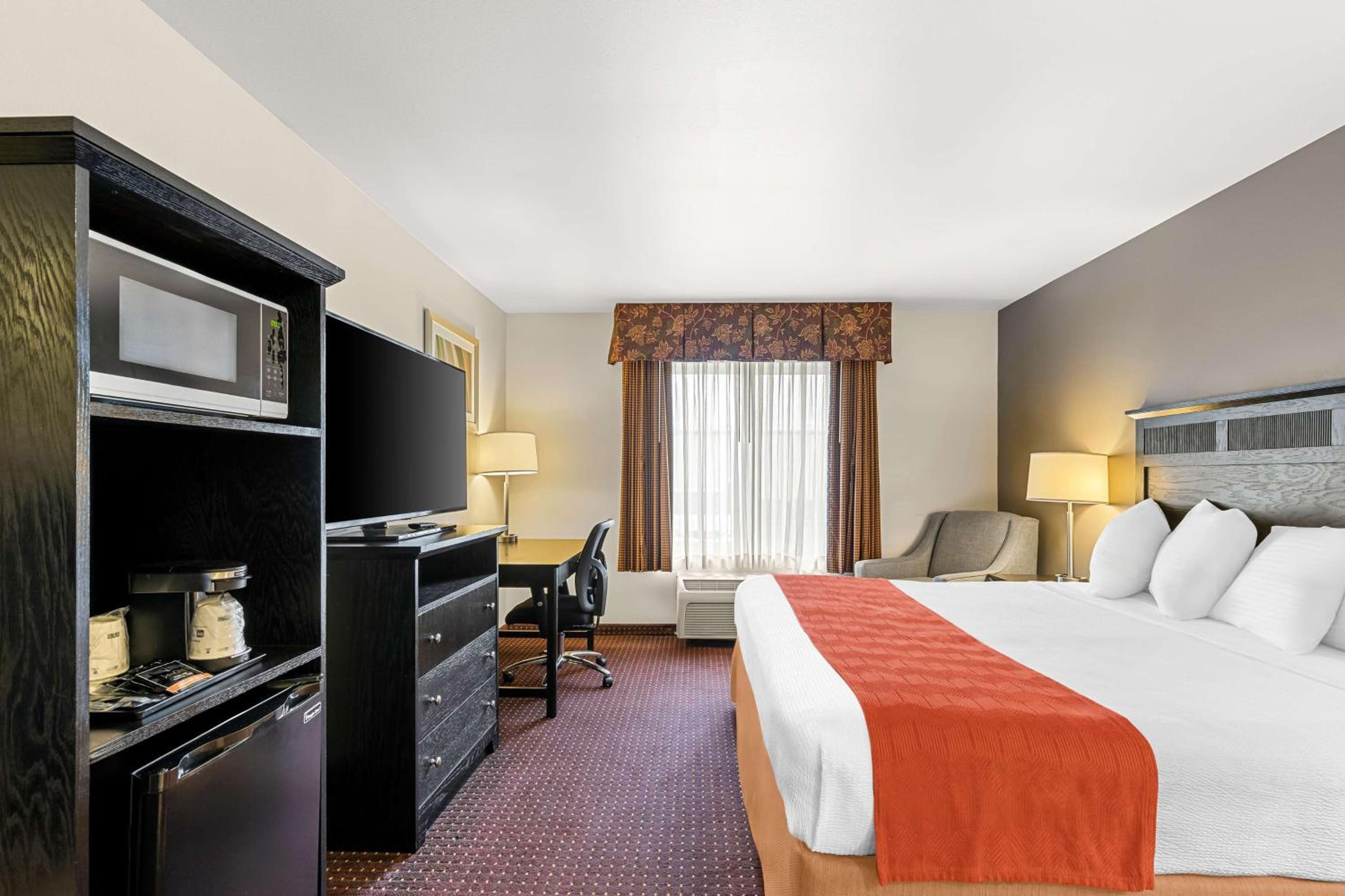 Spa, Suite, King Bed, Bath and Shower, Accessible