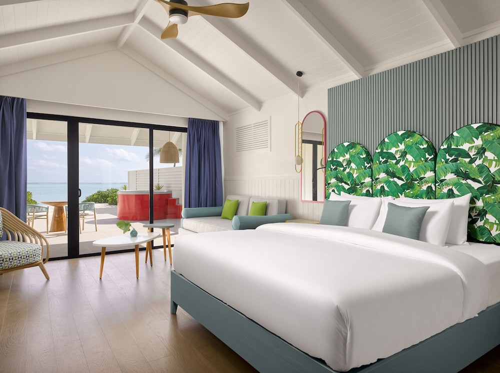 Beach Villa, Deluxe, Double Bed, Sofa, Jetted Tub