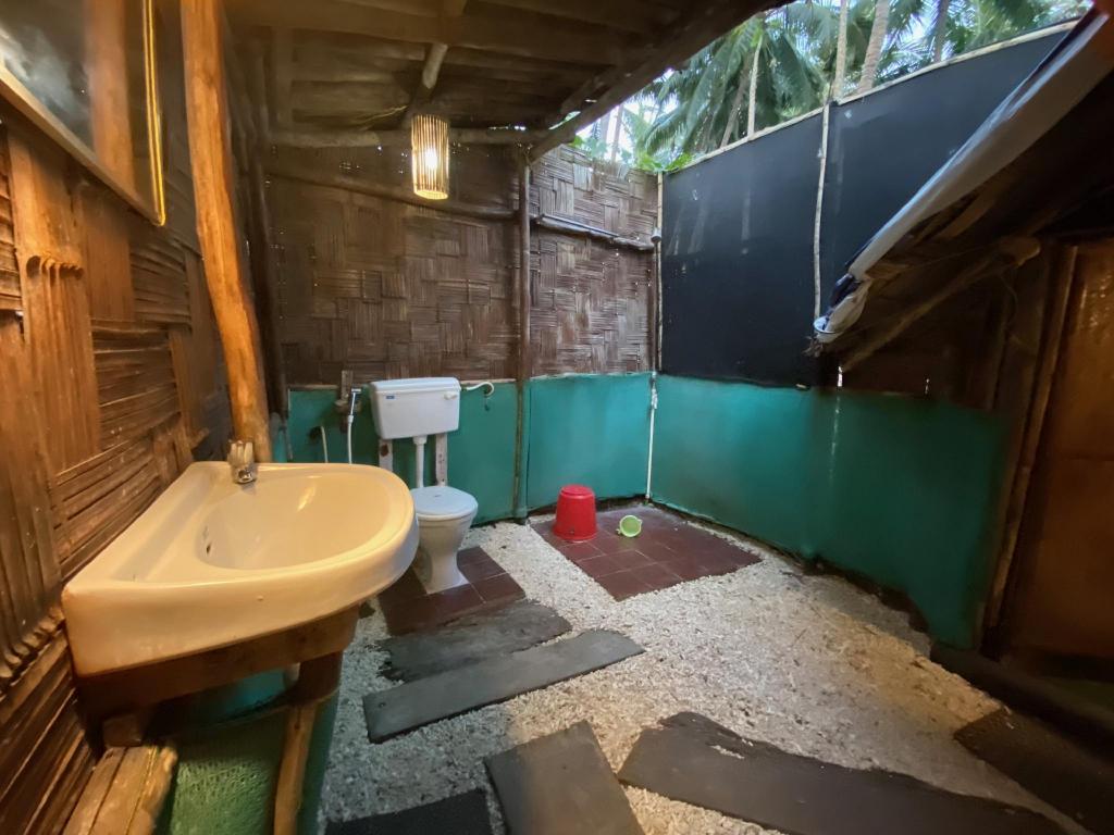 Bamboo, Bungalow, Double Bed