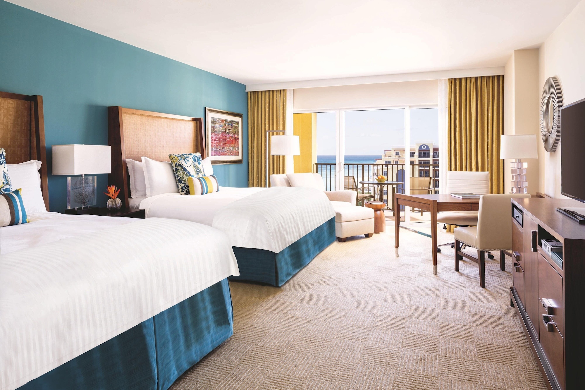 Guest Room, 2 Queen Beds, Coastline View
