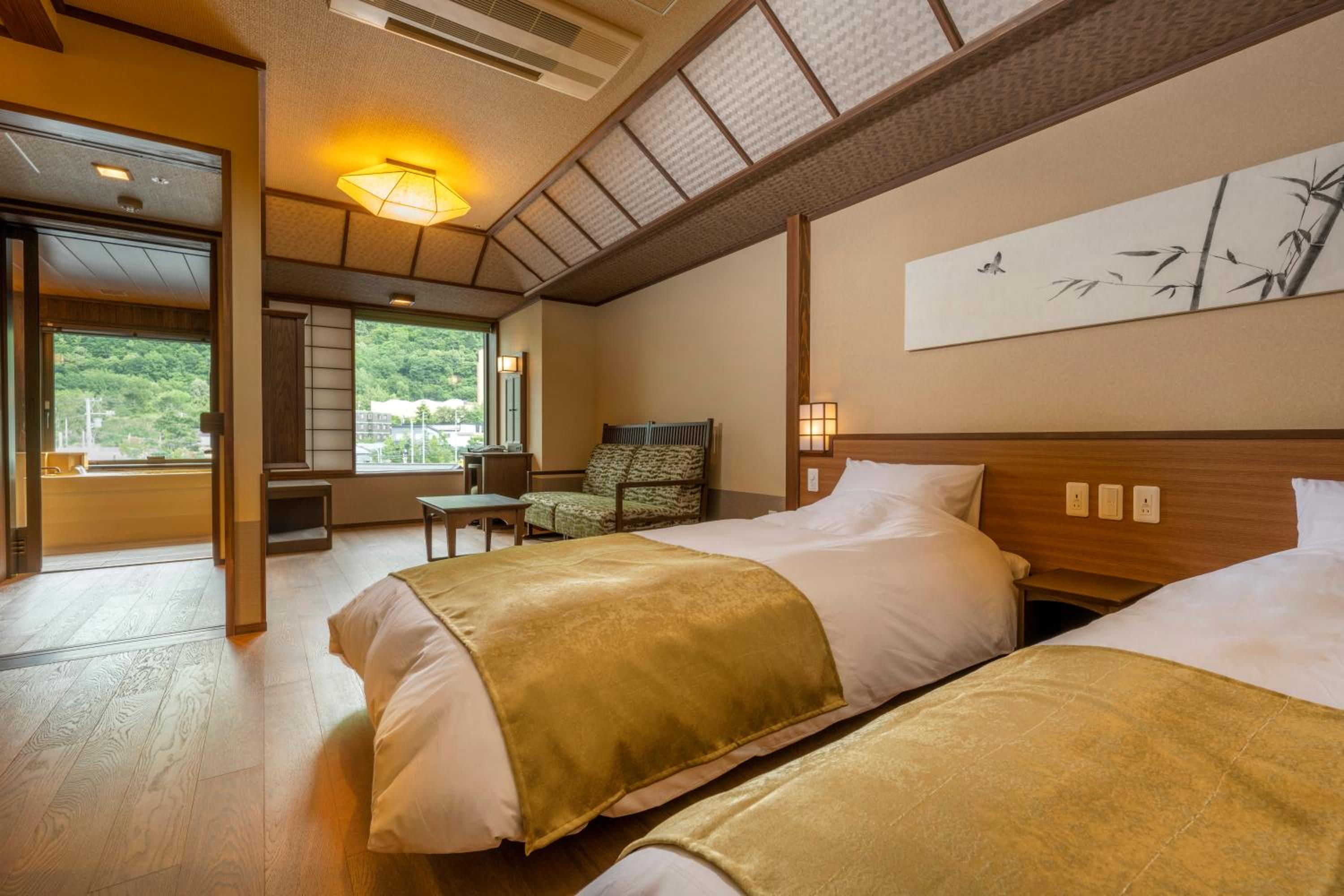 Room, Twin Beds, Hot Spring Bath, Accessible