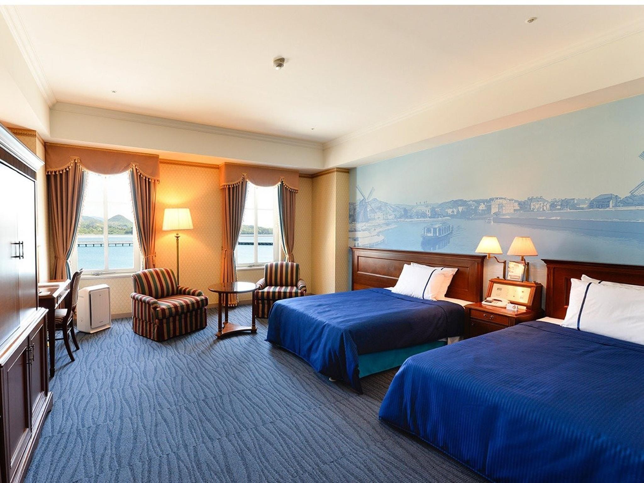 Semi Room, Deluxe, 2 Semi Double Beds, Harbour View