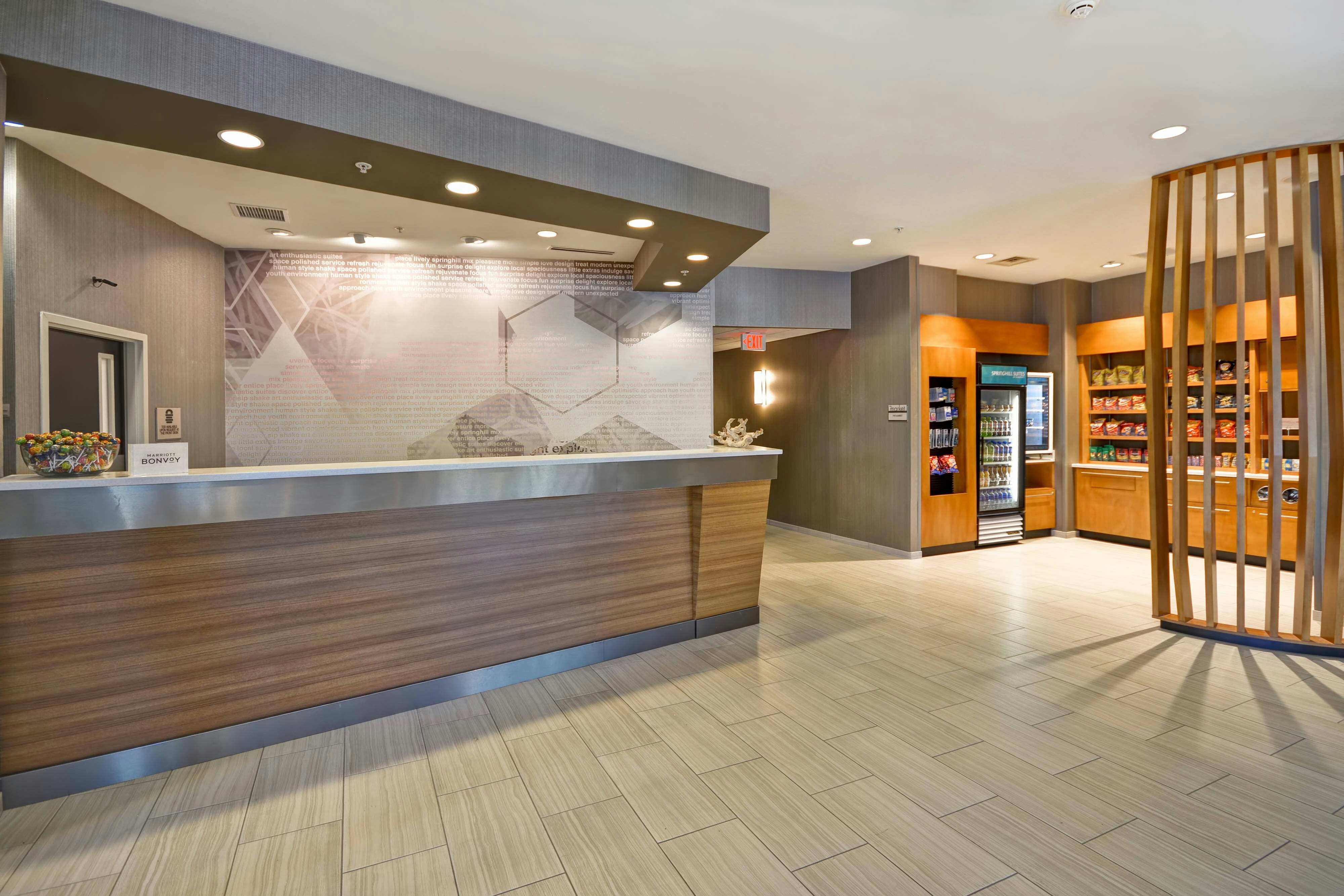 Lobby at Springhill Suites Indianapolis Airport/Plainfield, PLAINFIELD - IN
