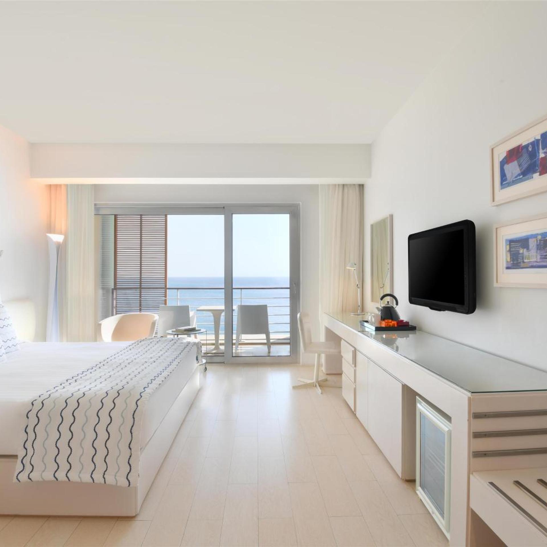 غرفة ديلوكس بسرير كينج بإطلالة على البحر، Kempinski Hotel Aqaba Red Sea 5/10