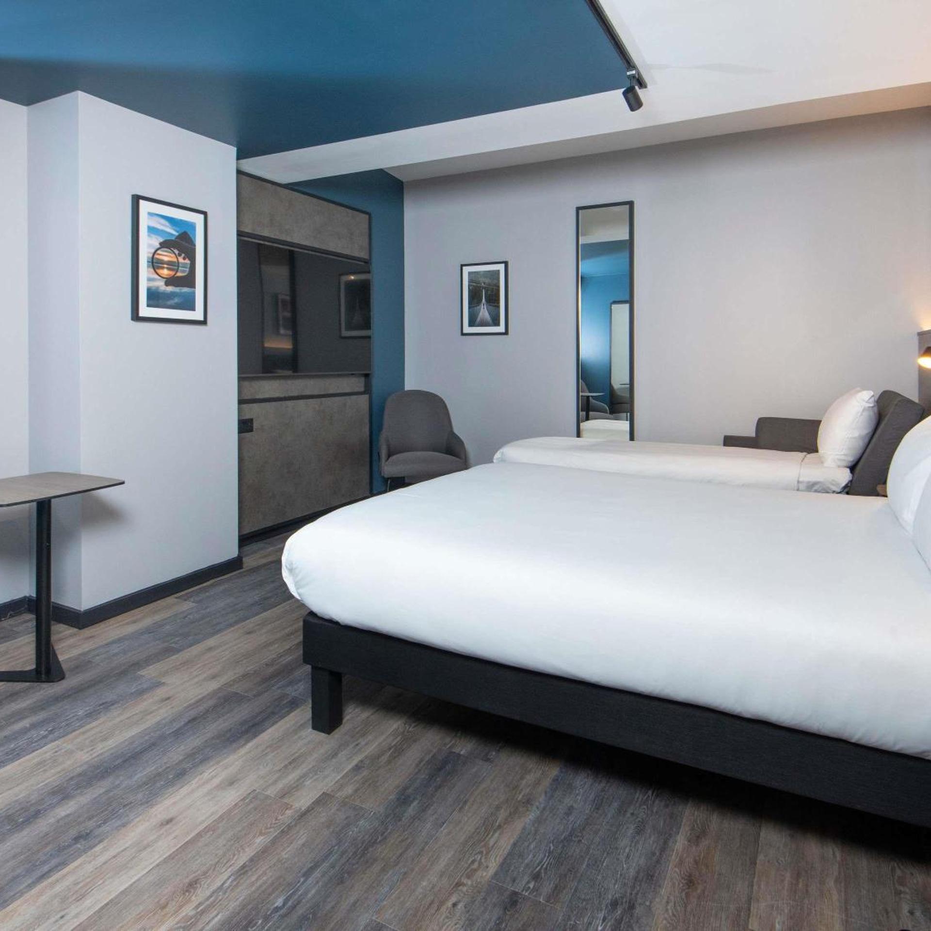 غرفة قياسية بسرير مزدوج مع أريكة لذوي الإعاقة، Ibis Styles London Gatwick Airport 8/10