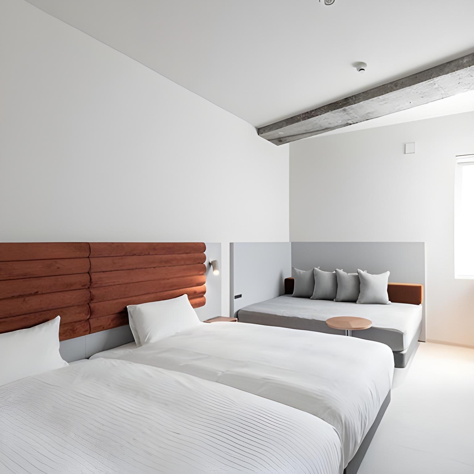 Moderate, Twin Beds