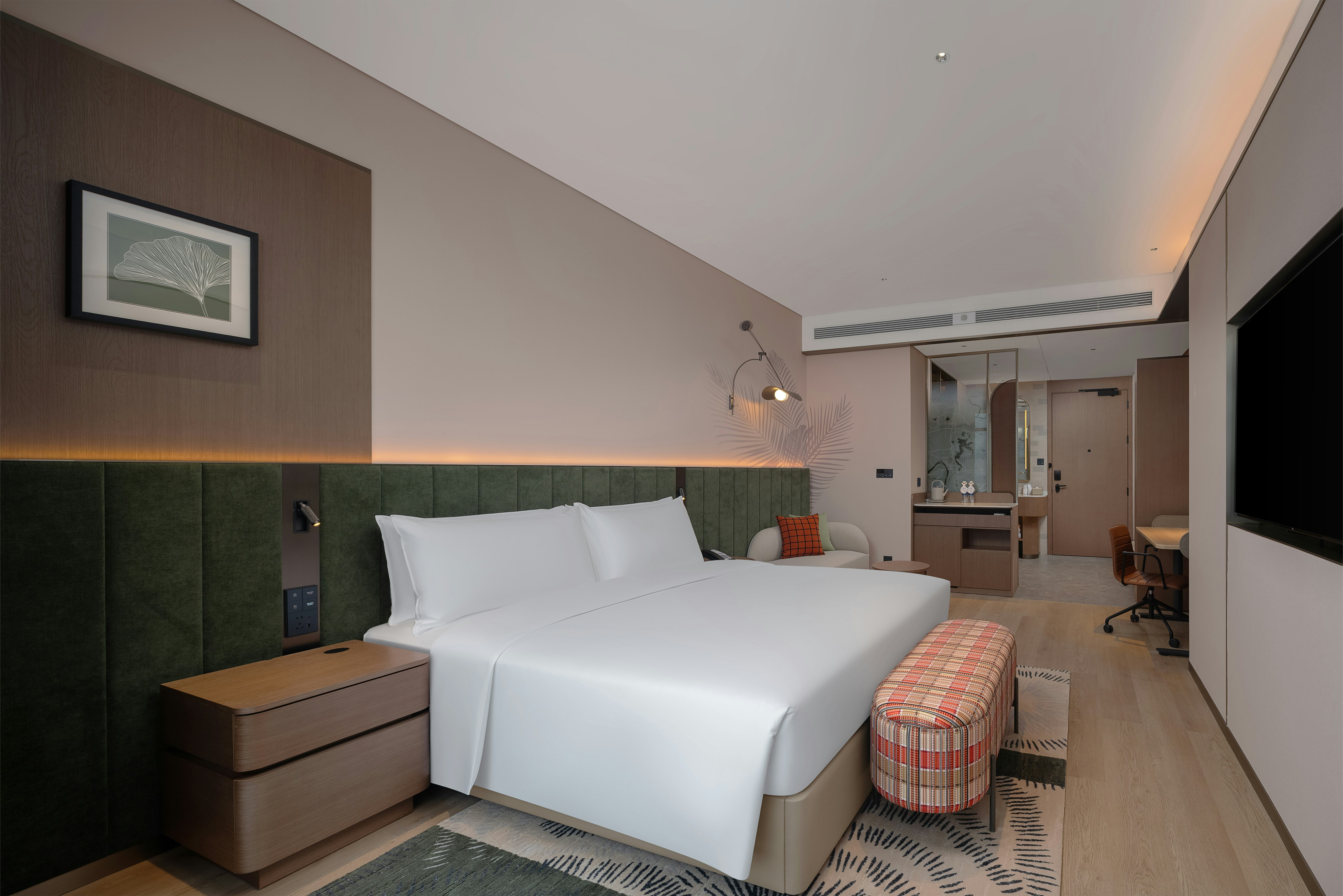 غرفة سوبيريور بسرير كينج، Hilton Garden Inn Jingzhou Shashi 2/4