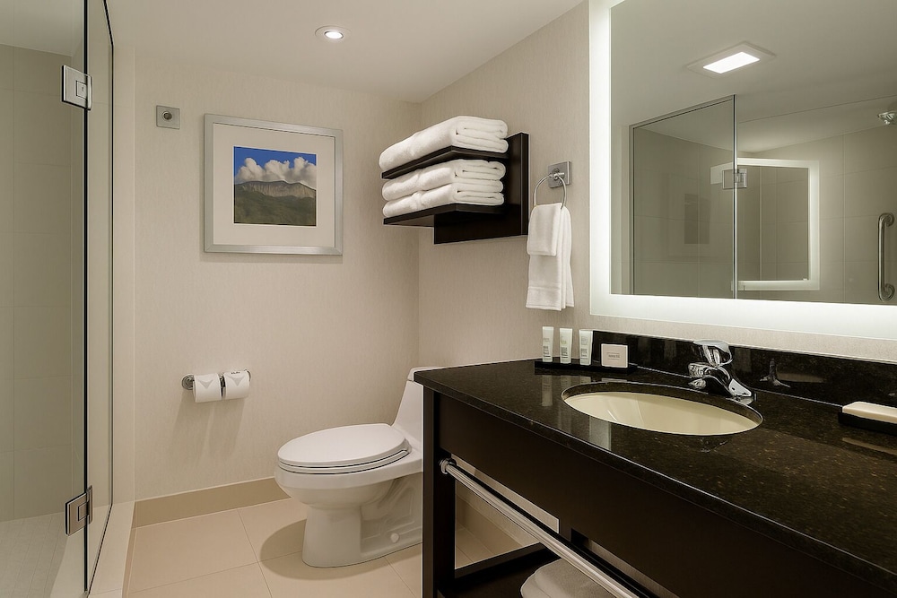 Room, 2 Queen Beds, Canadian Us Falls View, Sofa، Embassy Suites By Hilton Niagara Falls Fallsview 5/9