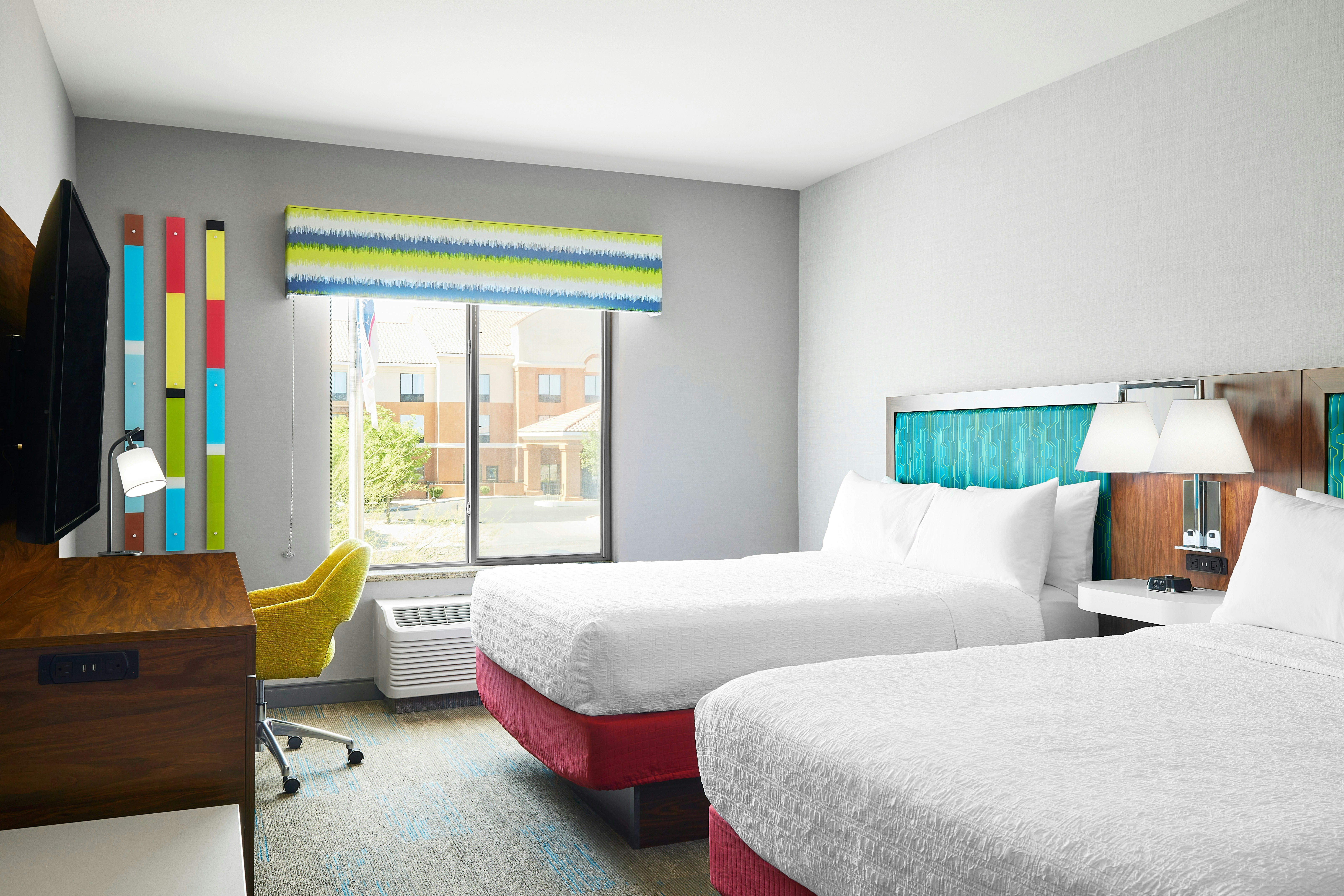 غرفة بسريرين كوين، Hampton And Suites Ridgecrest Ca 2/2