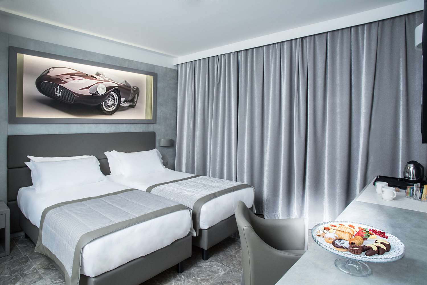 غرفة كلاسيكية بسريرين منفصلين، Best Western Premier Milano Palace Hotel 2/4