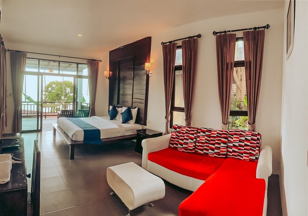 BUNGALOW, DOUBLE BED, SEA VIEW, BATHTUB