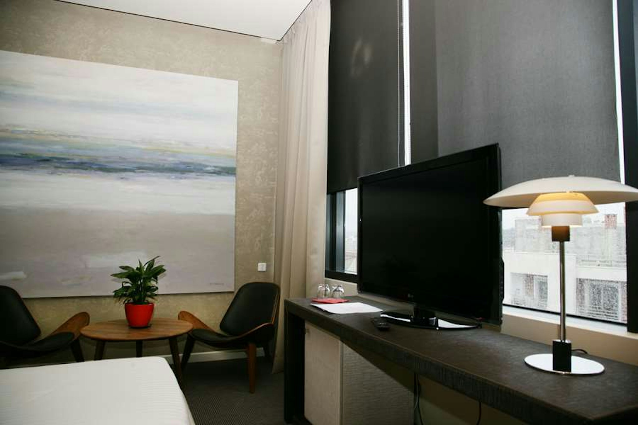 Lobby at La Boheme Hotel, TIRANA