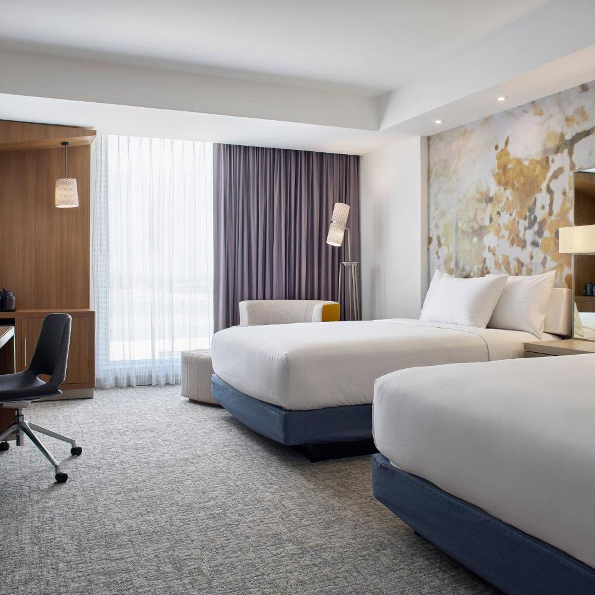 Guest Room, Standard, 2 Queen Beds, City View