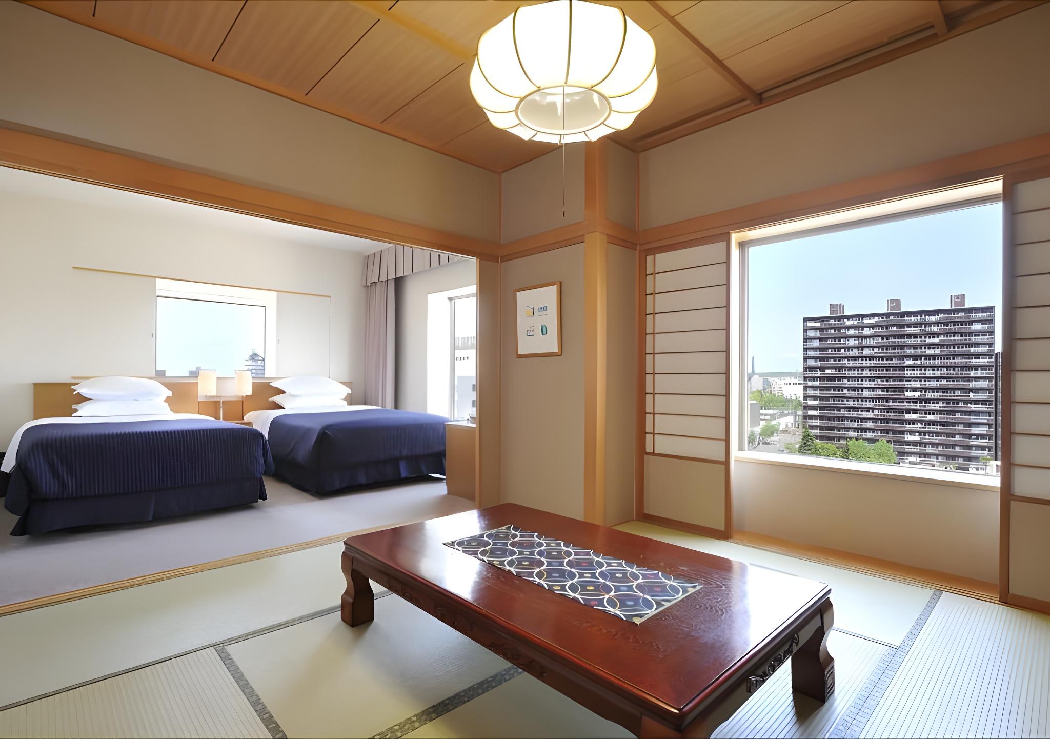 Japanese Western, Quadruple, 2 Futon Beds, 2 Beds