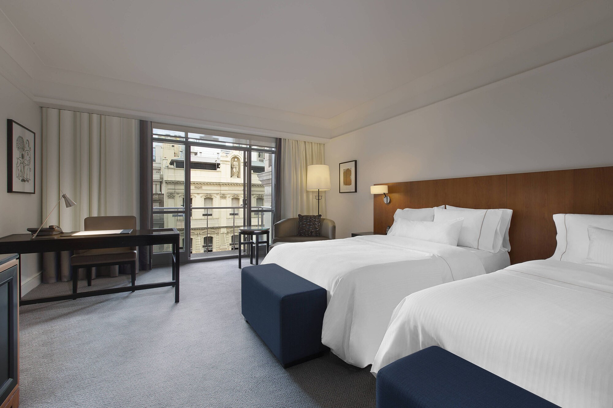 غرفة ديلوكس بسريرين مزدوجين، Westin Melbourne 3/7