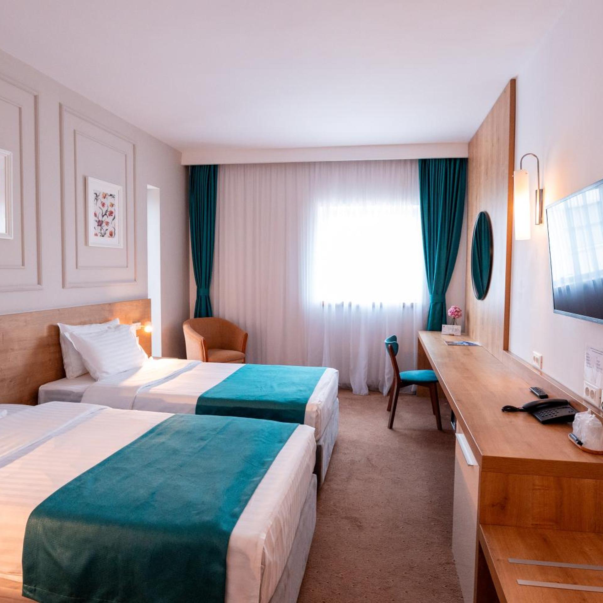 غرفة بسرير مزدوج أو سريرين منفصلين، Stil Hotel 8/10