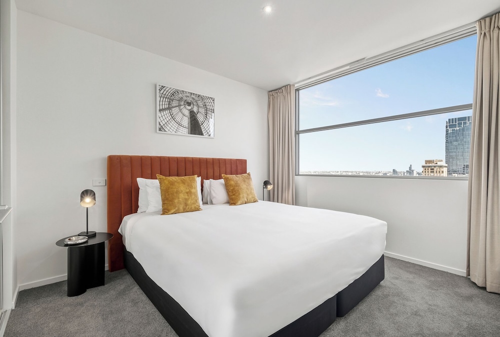 شقة بسرير كينج بغرفة نوم واحدة، Oaks Melbourne on Lonsdale Suites 7/10