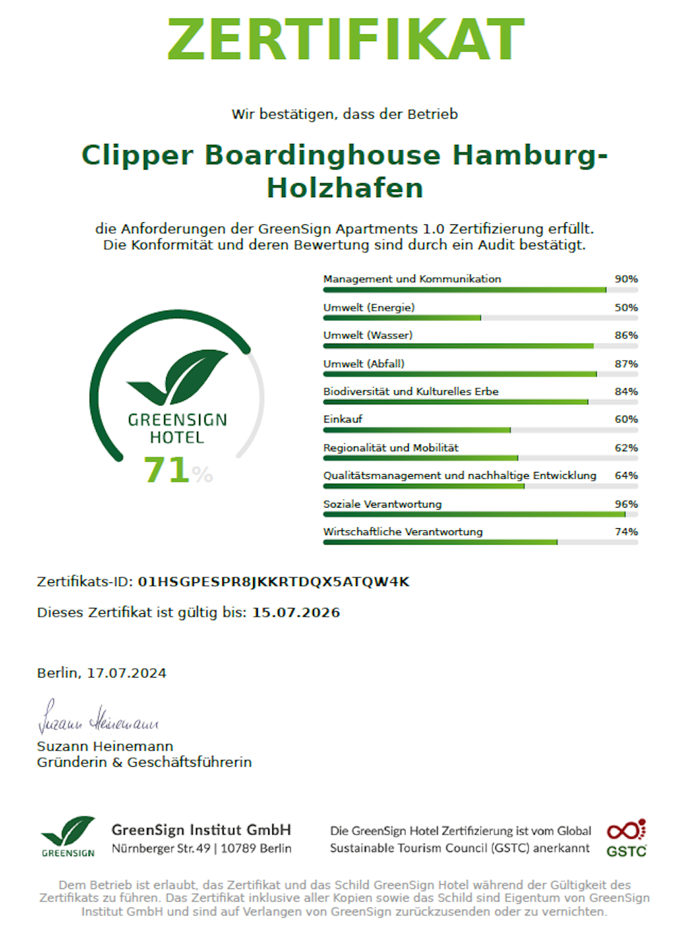 Clipper Boardinghouse - Hamburg-Holzhafen 41/45