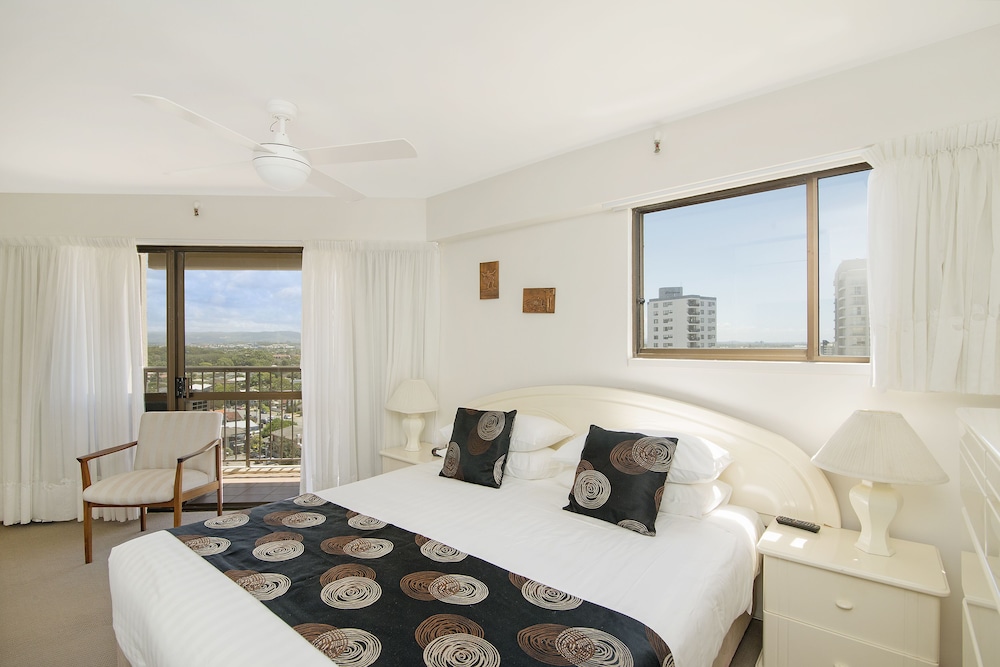 شقة بسرير كوين بإطلالة على البحر بغرفة نوم واحدة