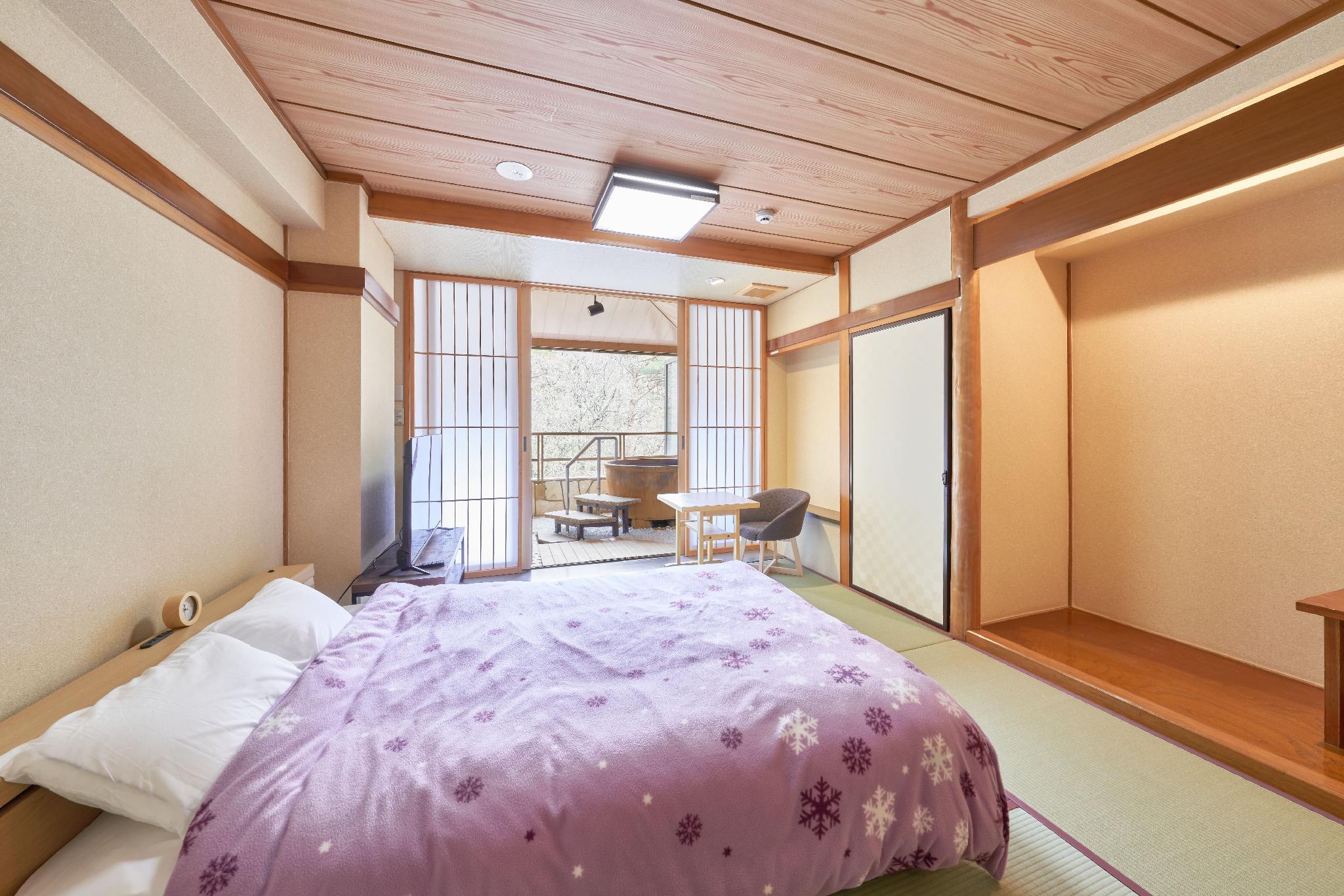 Room, Double Bed, Outdoor Bath