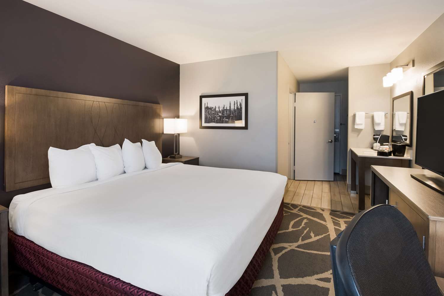 غرفة بسرير كينج لذوي الإعاقة، Best Western Mcminnville Inn 3/4
