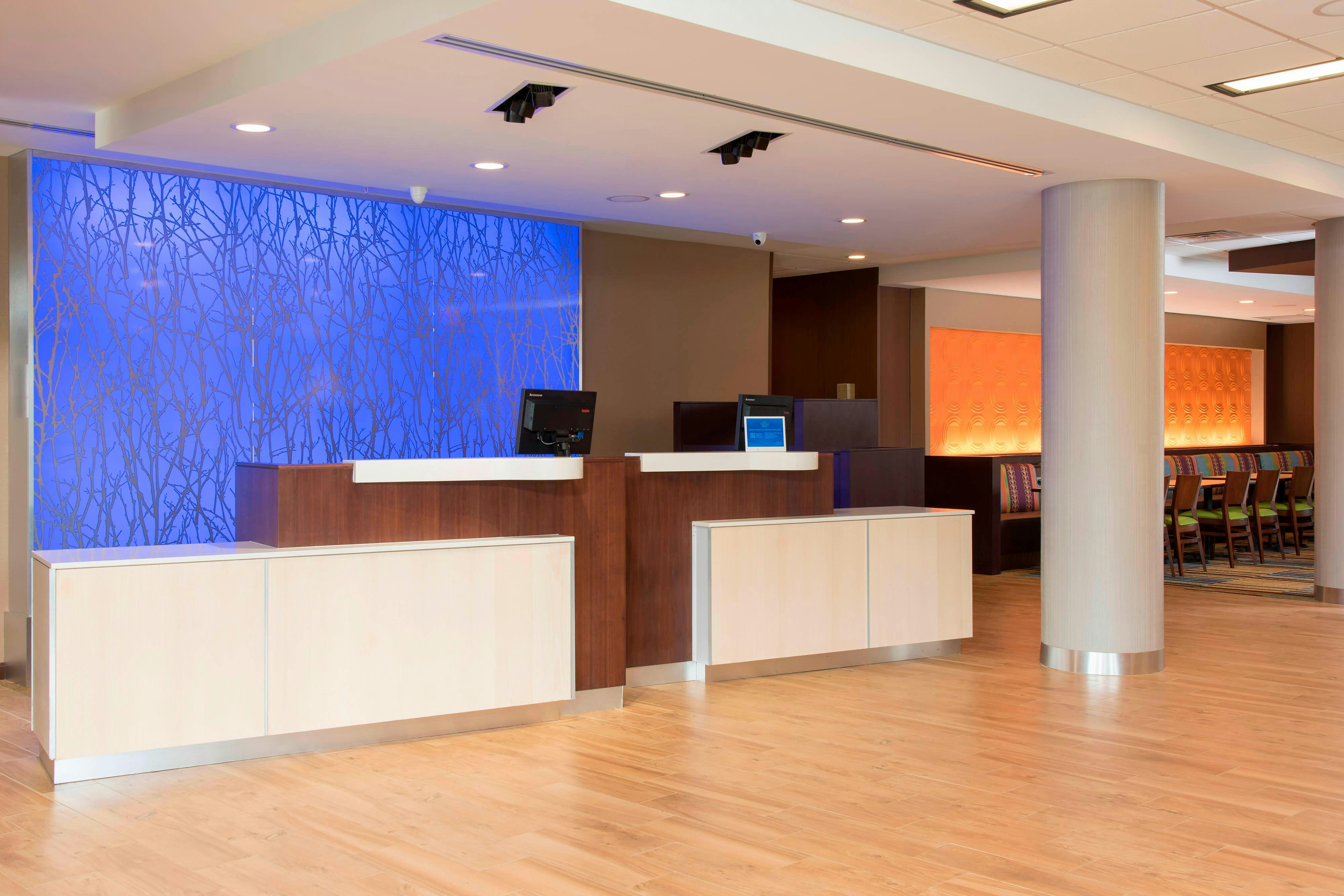 Lobby at Fairfield Inn Suites By Marriott Jackson Clinton, CLINTON - MS
