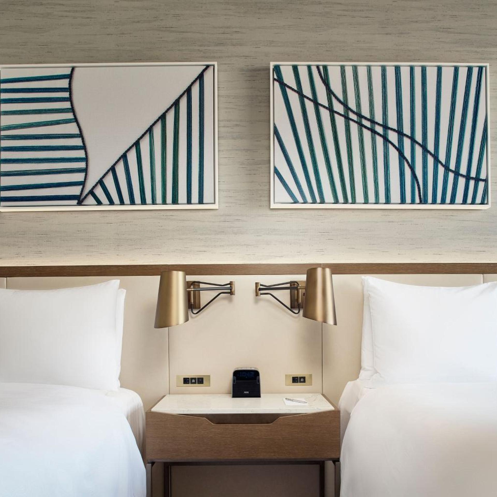 غرفة بسريرين مزدوجين بإطلالة على المتنزه، JW Marriott Hotel Mexico City 3/6