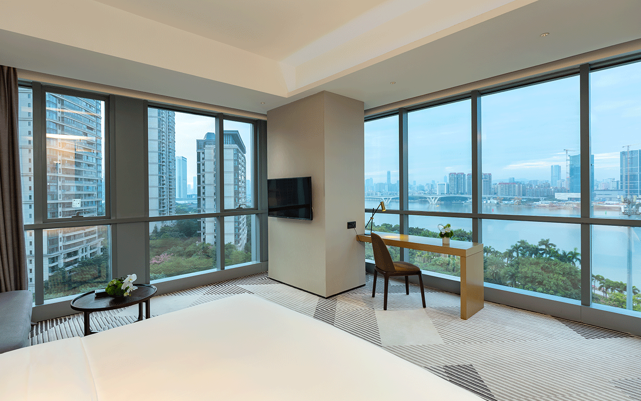 Deluxe, King Bed, Queen Bed, Tower View