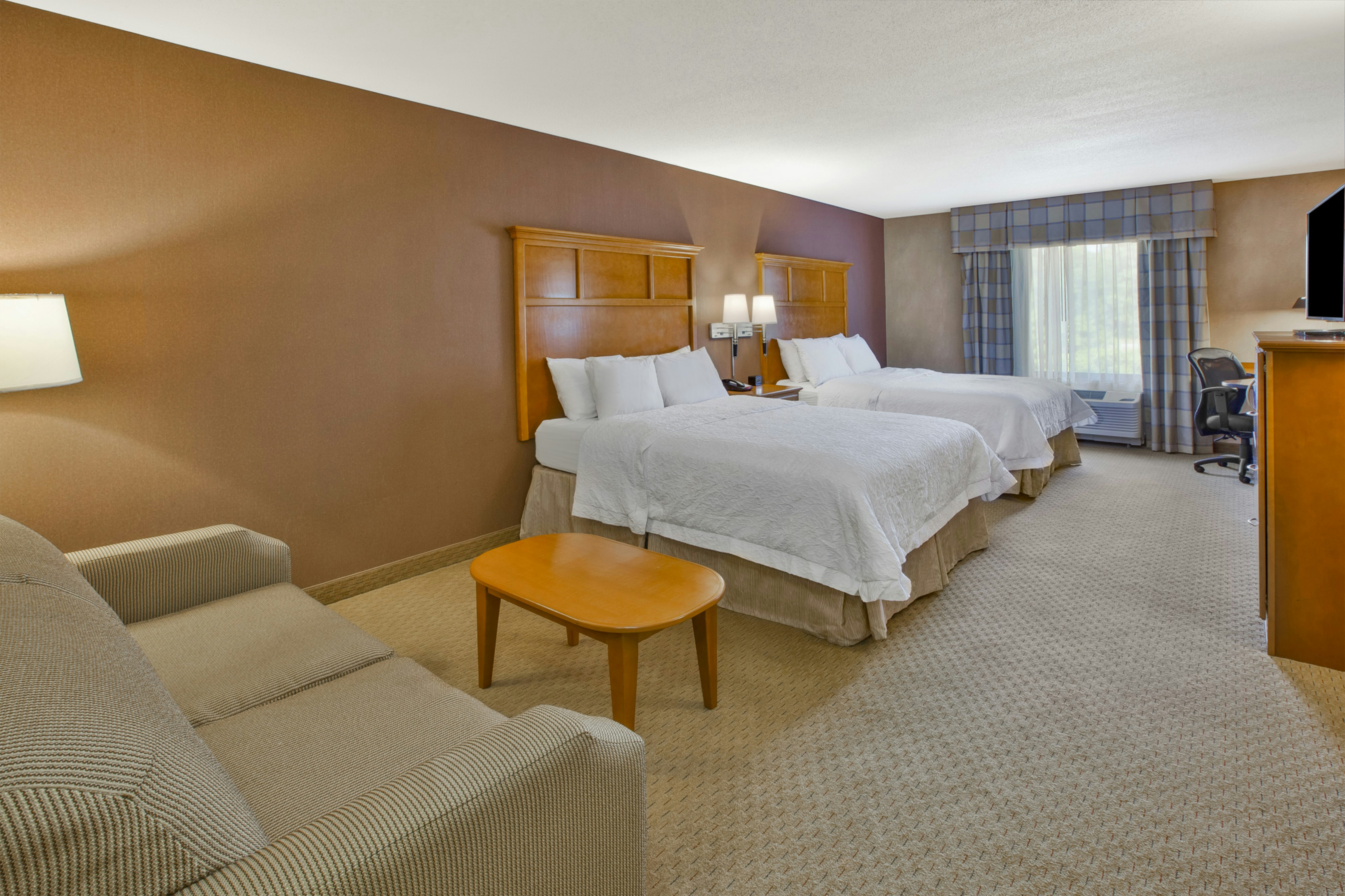 غرفة بسريرين كوين، Hampton Inn Detroit/Utica-Shelby Township 2/3