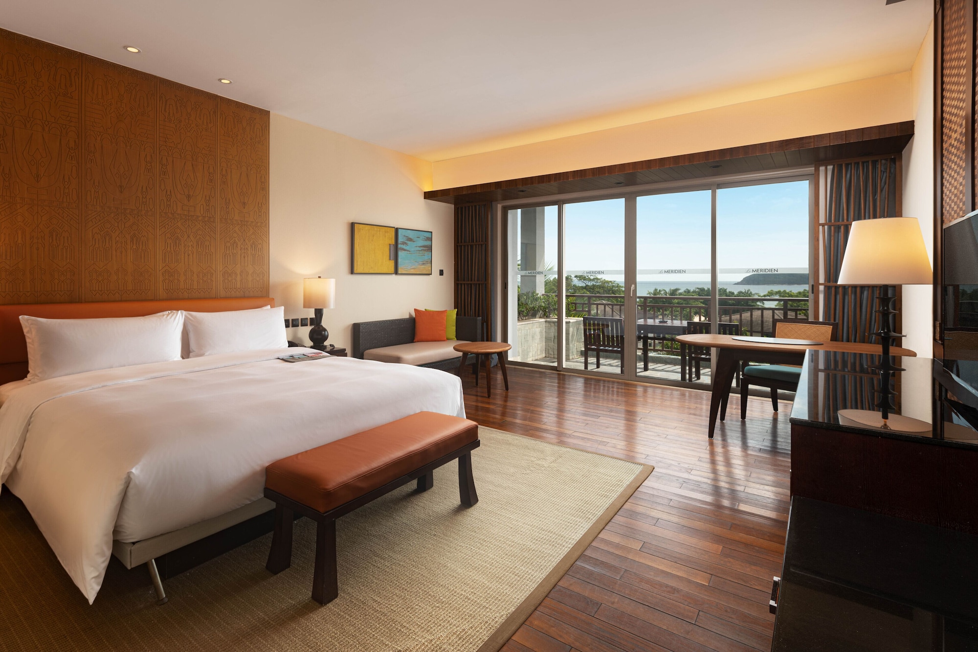 Room, King Bed, Lagoon View، Le Meridien Shimei Bay Beach Resort & Spa 3/10