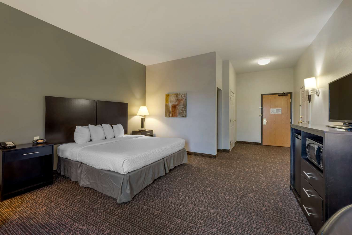 غرفة بسرير كينج، Best Western Plus Omaha Airport Inn 3/4