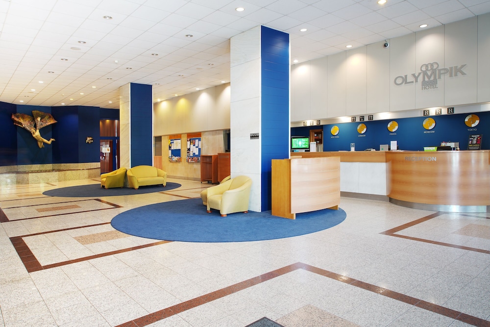 Lobby at Olympik Hotel, PRAGUE