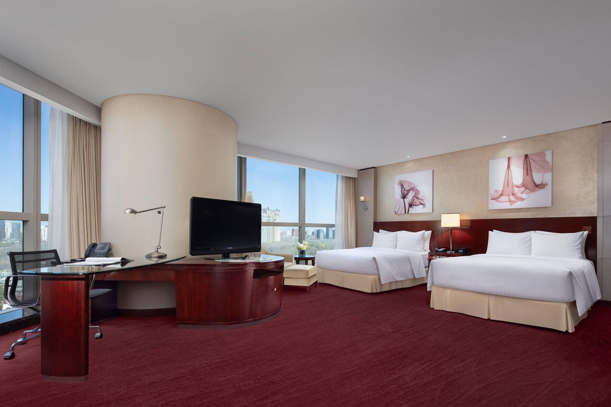 Executive, Studio, 2 Double Beds, Beijing Marriott Hotel Northeast 2/6