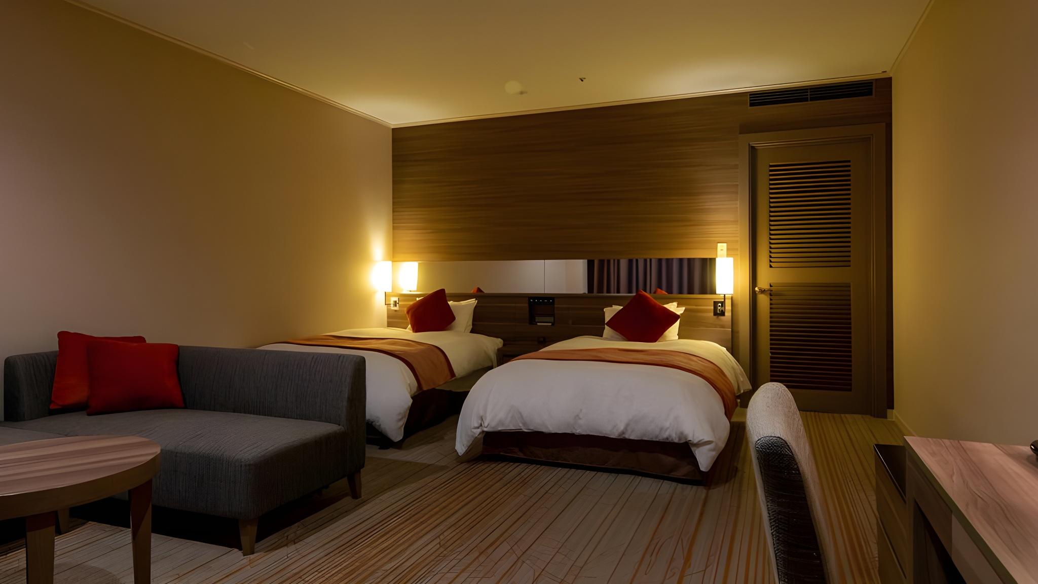 Deluxe, Twin Beds, Scenic View