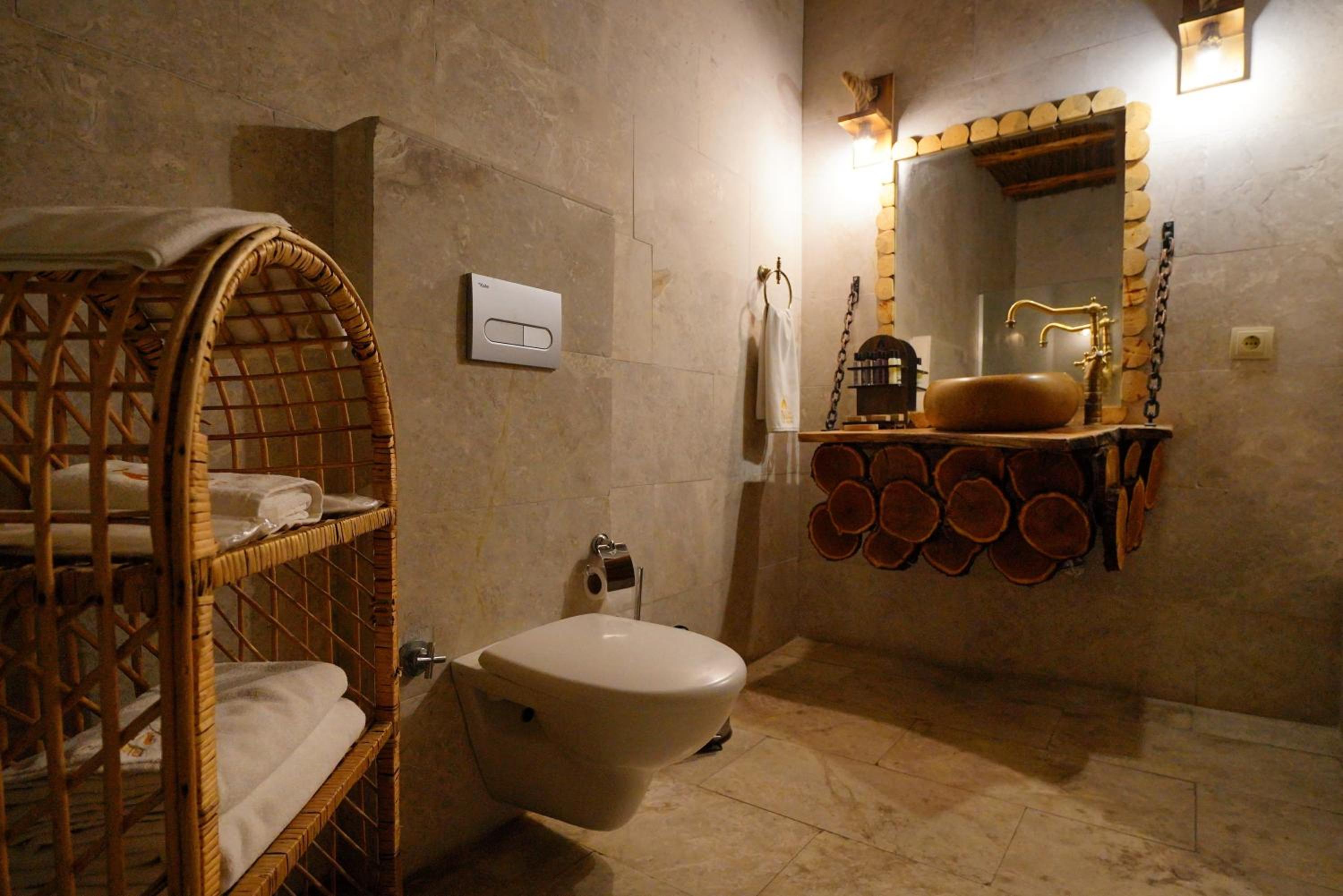 Stone, Double Bed, Valley View, Bathtub
