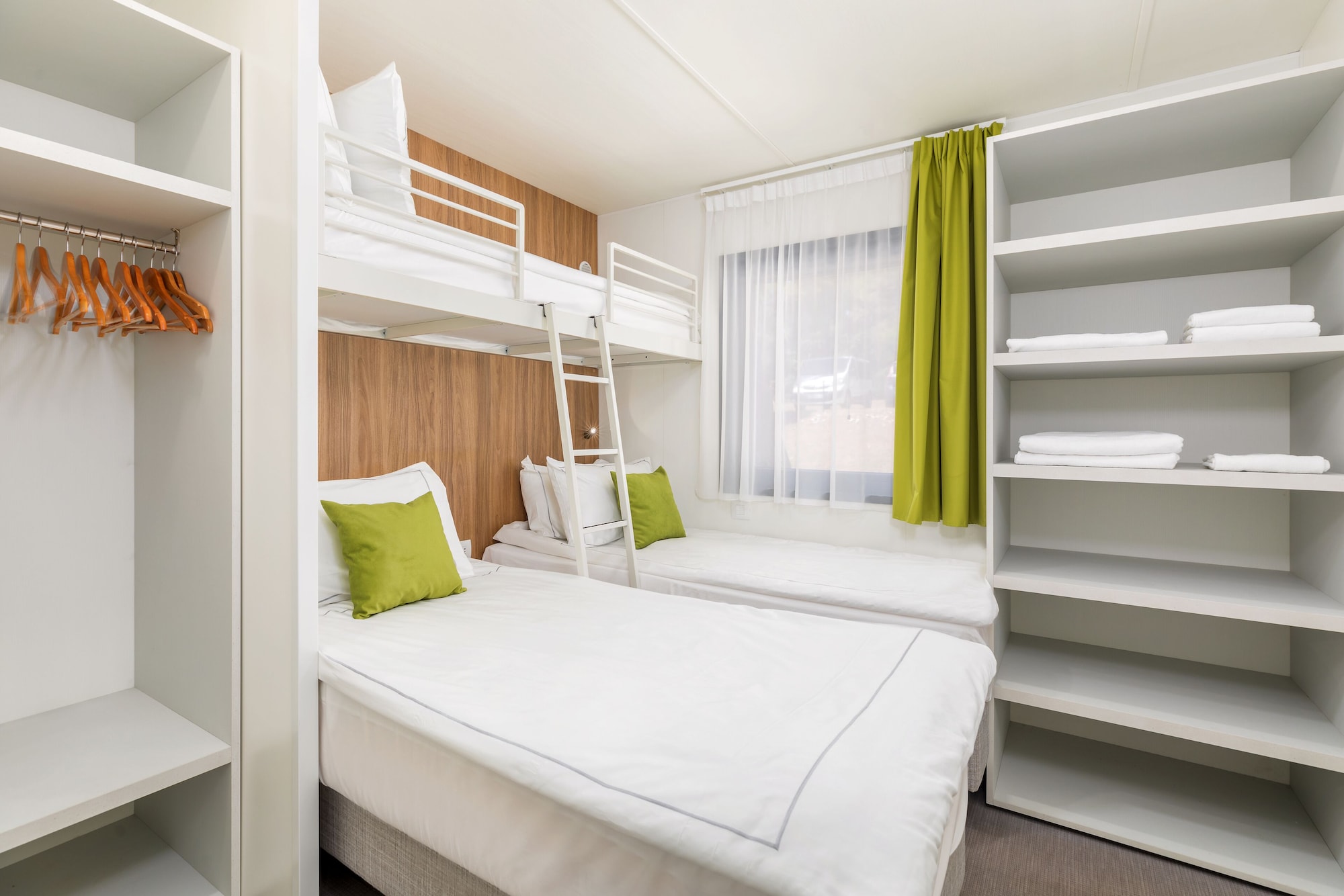 2 Bedrooms, Mobile Home, Deluxe, 1 King and 1 Single Beds, Bunk Bed, Sofa, Terrace